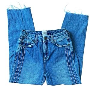 bdg pintuck tapered mom jeans